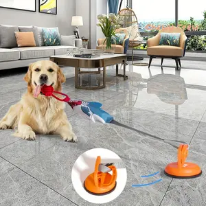 Chewy Crew Interactive Shark Tug of War Toy with Suction Cup for Bite-Back Training Mental Enrichment Indoor Play Safe Fun for All Breeds