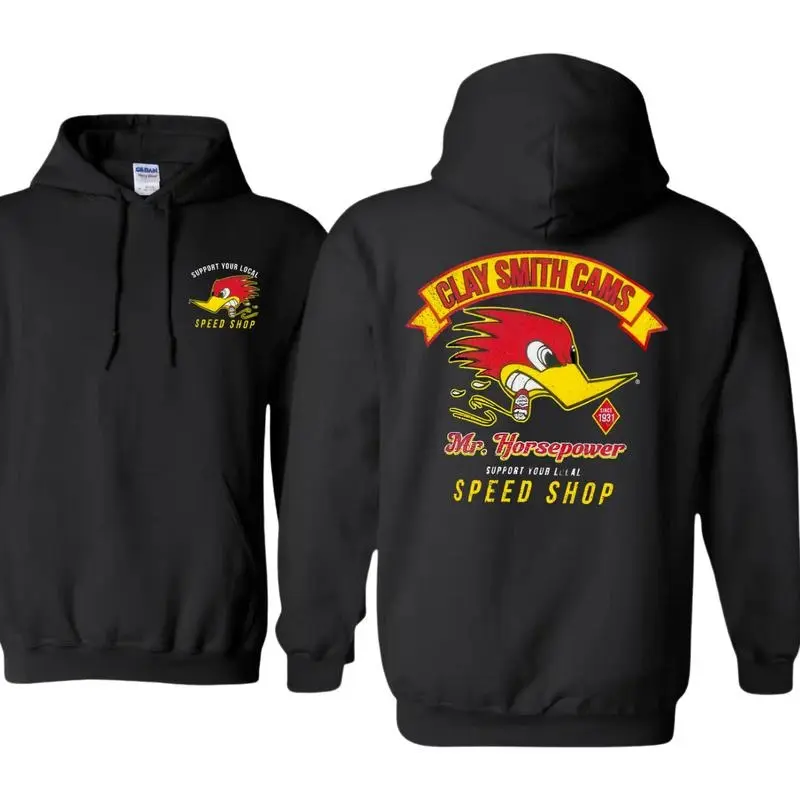 Comfort Hoodies Clay Smith Cams Mr.Horsepower T-Shirt, Vintage Speed Shop Racing Tee, Classic Hot Rod Mechanic Shirt Hot Rod Tee