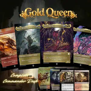 Gold Queen  – Custom Commander Deck | 100 Card EDH Proxy Deck + Tokens