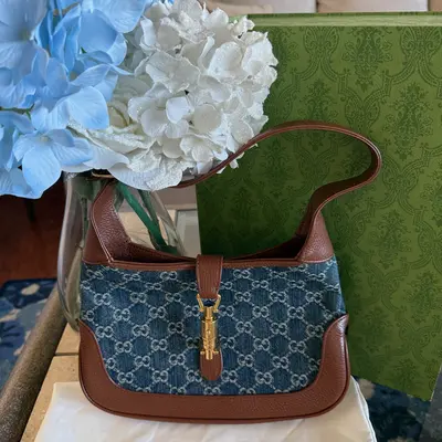 Denim Gucci Jackie Bag - TikTok Shop