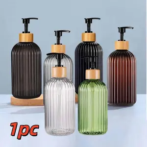 1pcs Bathroom Magic Shower Gel Hair Conditioner Hand Soap Lotion Dispenser Bottle, Essential Bath Essentials, Convenient Refillable Design