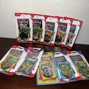 POKEMON TCG DESTINED RIVALS SCARLET VIOLET OBSIDIAN FLAMES LOT 11 PACKS OEM PACK