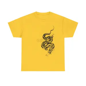 Hidden Dragon T-Shirt | Graphic Fire Dragon Retro Y2k Style Unisex Cotton Tee