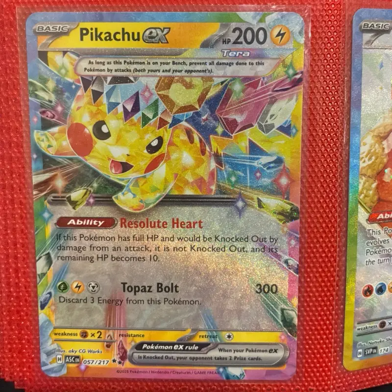 Pikachu Pokémon card