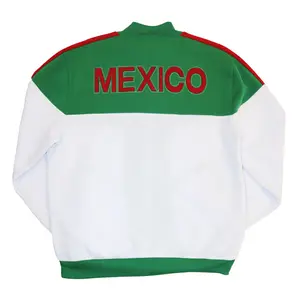 Men's White/Green/Red Mexico Track Jacket - Men's Coats - Menswear