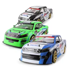 1/10 Scale 4WD High Speed RC Car - 70km/h, 2.4G Frequency, High Power LED Headlights, Racing Style, Dual Battery, Electric Remote Control Toy for Kids