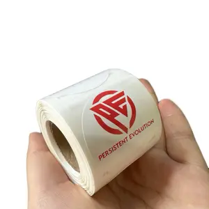 Customize your business personal waterproof 1.5” stickers branding promotion 500 stickers labels