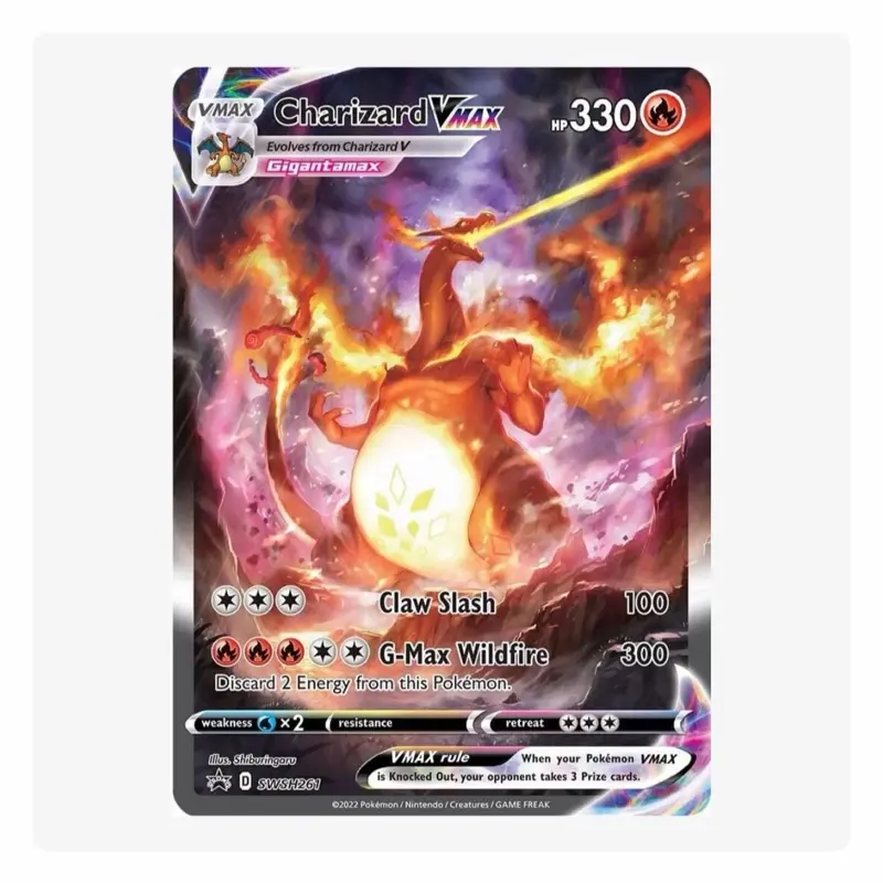 Pokemon Charizard VMAX Promo Card