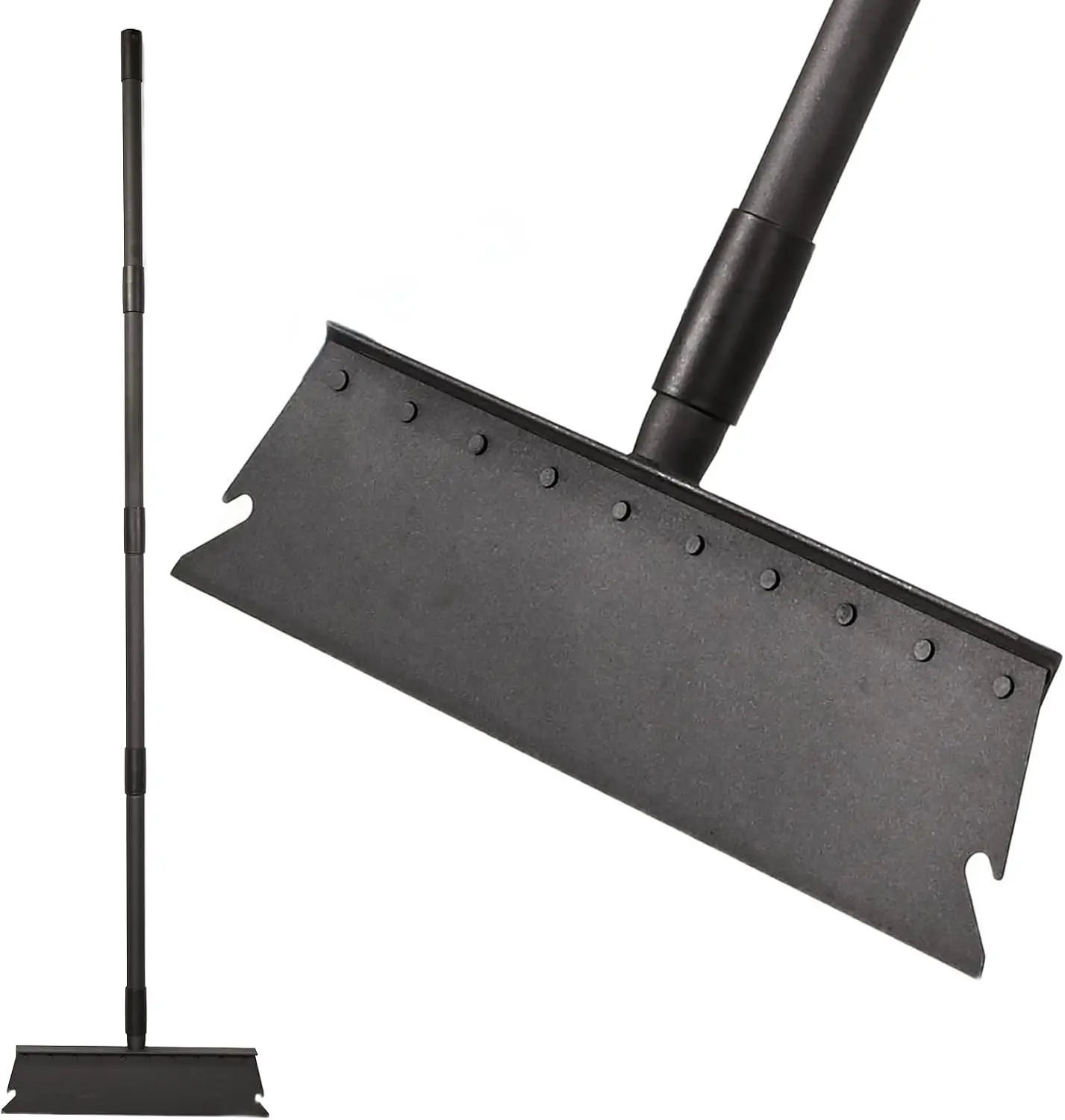 Large Garden Cleaning Shovel, 63 Inch Heavy Duty Cleaning Shovel with Sharp Blade Garden Tool for Weed, Lawn Edging, Scraping and Ice Removal