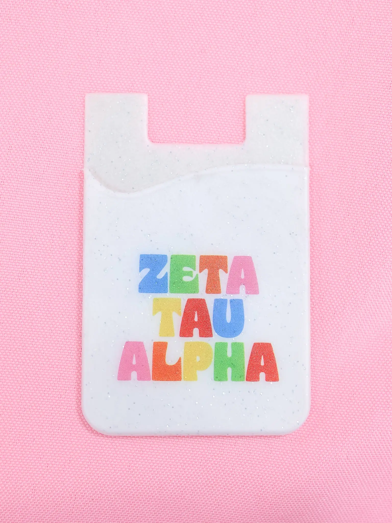 Zeta Tau Alpha Shimmer Phone Wallet