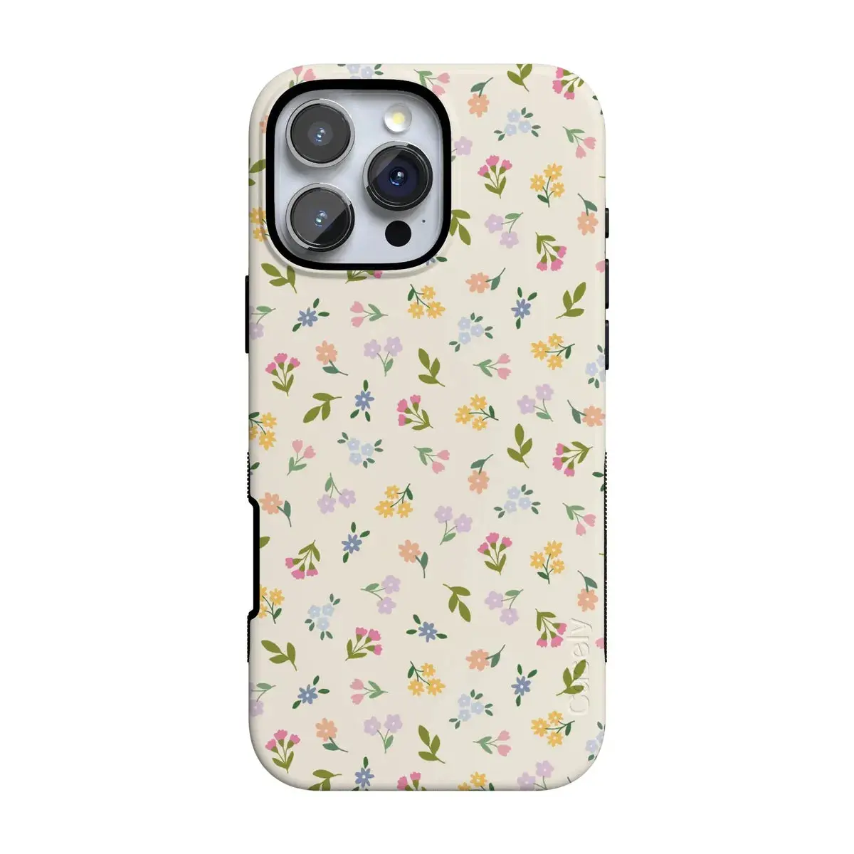 Casely iPhone 16 Pro Max Case | Ditsy Floral | Tiny Flowers | Bold Protective Design | Compatible with MagSafe