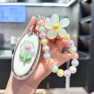 ACEBOY For Nissan Key Fob Cover,Soft TPU 360°Car Key Case Protector With Keychain Compatible With Altima Sentra Rogue Pathfinder Murano Armada Maxima Versa Ect 5 Buttons Smart Keys