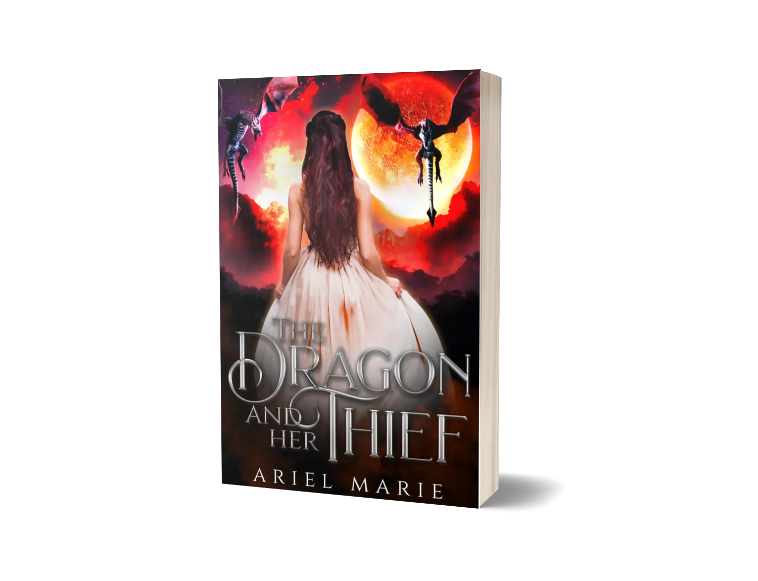 The Dragon and Her Thief: A Sapphic Dragon Shifter Paranormal Romance Novella-by Ariel Marie- signed paperback books