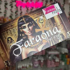 Faraona Fantasy Nails Kit - Egyptian Inspired Cat Eye Design for Unique Nail Art
