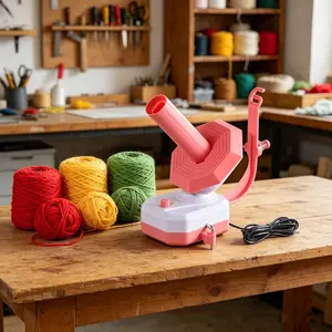 Electric Yarn Winder, Automatic Yarn Ball Winder, Large Capacity Yarn Ball Winding Machine, Knitting & Crochet Tool Supplies