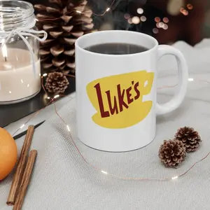 Luke's coffee mug, Lukes diner , gilmore girls inspired, Ceramic coffee Mug