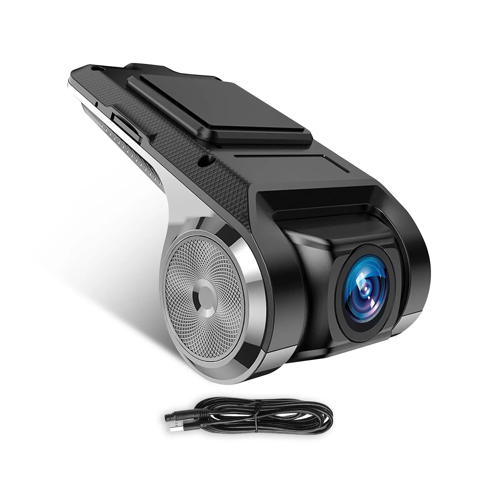 Binize 720P HD Front Car DVR Dashcam for Android Cars - Wide-Angle Dashboard Recorder with Loop Recording, Parking Monitor, Auto Record, MicroSD Slot, Plug-and-Play
