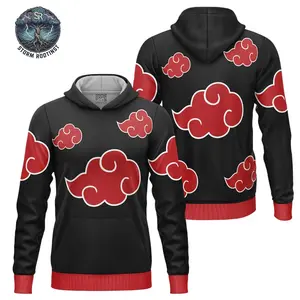 Akatsuki Shippuden Lightweight Hoodie, VIRAL Oversized Graphic Anime Hoodie - Aesthetic Comfy Baggy Sweatshirt TikTok Made Me Buy It #hoodie  #ziphoodie #Anime #demonslay