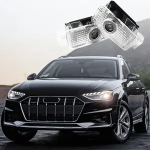 💡🚗 2PCS Car Door Welcome Courtesy Light Led Car Ambient Light | For Audi A4L A5 A6L A7 A8L Q3 Q5 Q7 ✅HD LED Logo Projection ✅Battery-Free ✅Durable & Reliable | Premium Welcome Ambience Upgrade!