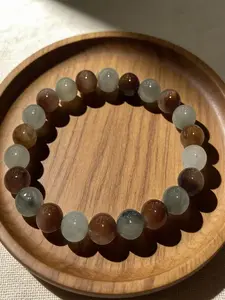 Fu Lu Shou Crystal Bracelet Unisex, Polyamide Material, No Choking Hazard, Ca Prop 65 Compliant, Fashion Accessory for Men and Women