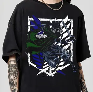 Vintage Levi Ackerman Art Shirt, Captain Levi Shirt, Levi Aot T-Shirt, Levi Ackerman Shirt, Anime Manga Shirt, Levi Ackerman Fan Shirt