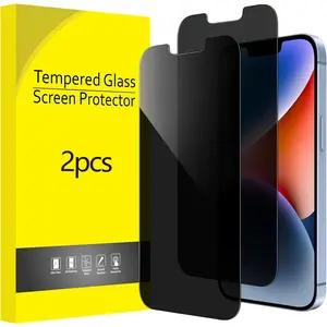 iPhone Privacy Screen Protector, Anti-Spy Tempered Glass Film, 9h Drop-Proof, Customized for Apple, Phone Protection Membrane
