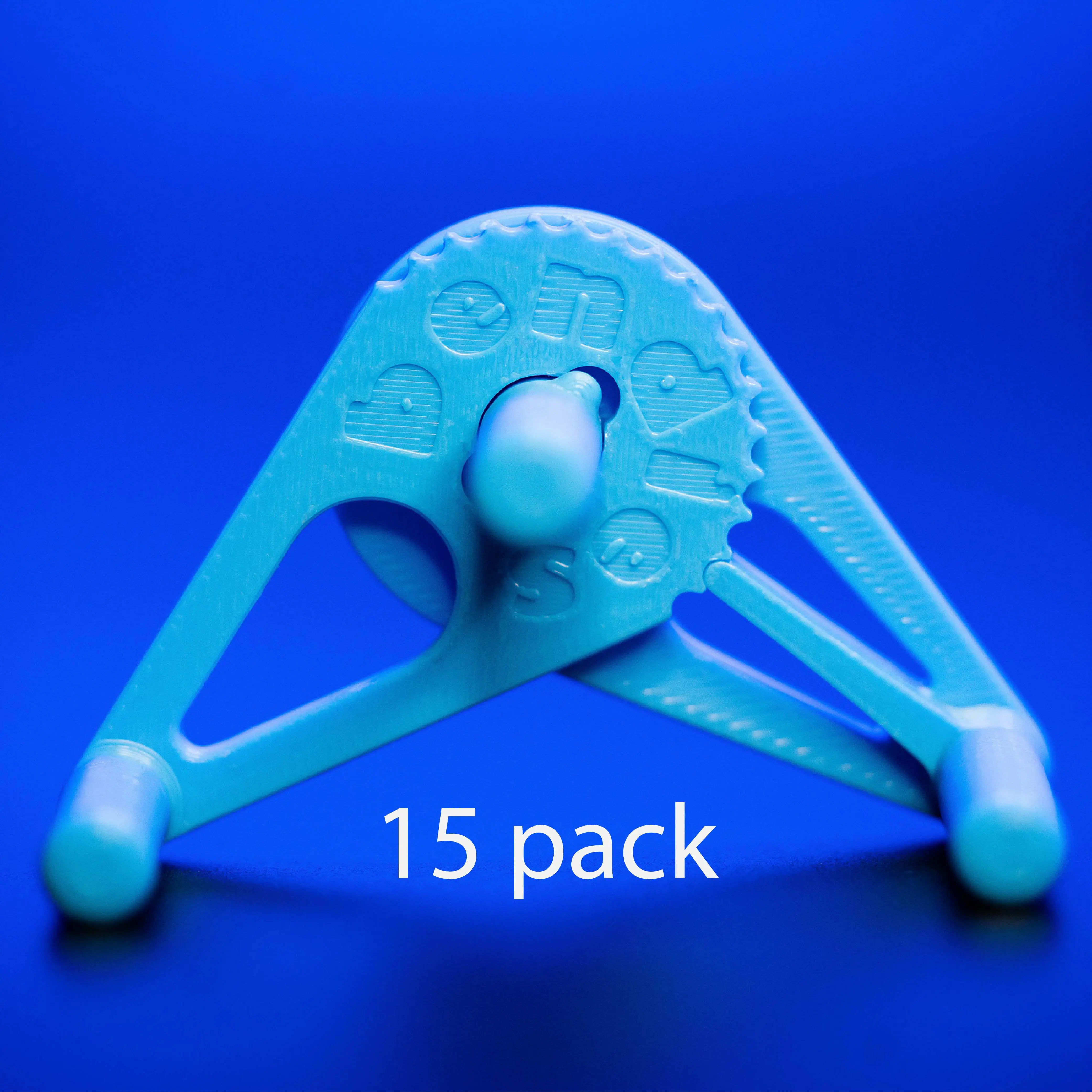 Bendies Plant Training Clips 15 Pack - Adjustable Low Stress Support Clips for Stem Bending, Grow Tent, Plant Ties & Gardening Accessories