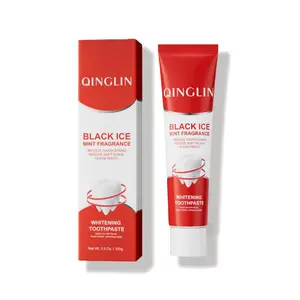 【QINGLIN】Fresh breath toothpaste, fresh mint toothpaste, can remove bad breath  3.5 Oz./100g Oral Antibacterial Coffee