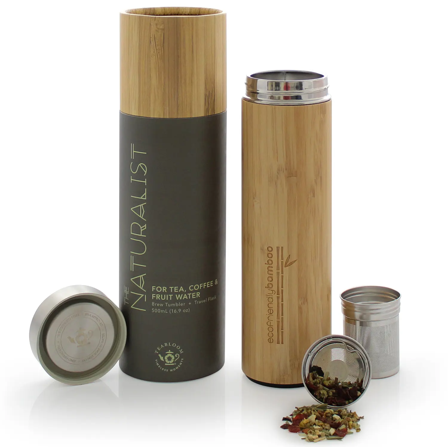 The Naturalist All-Purpose Beverage Bamboo Thermos