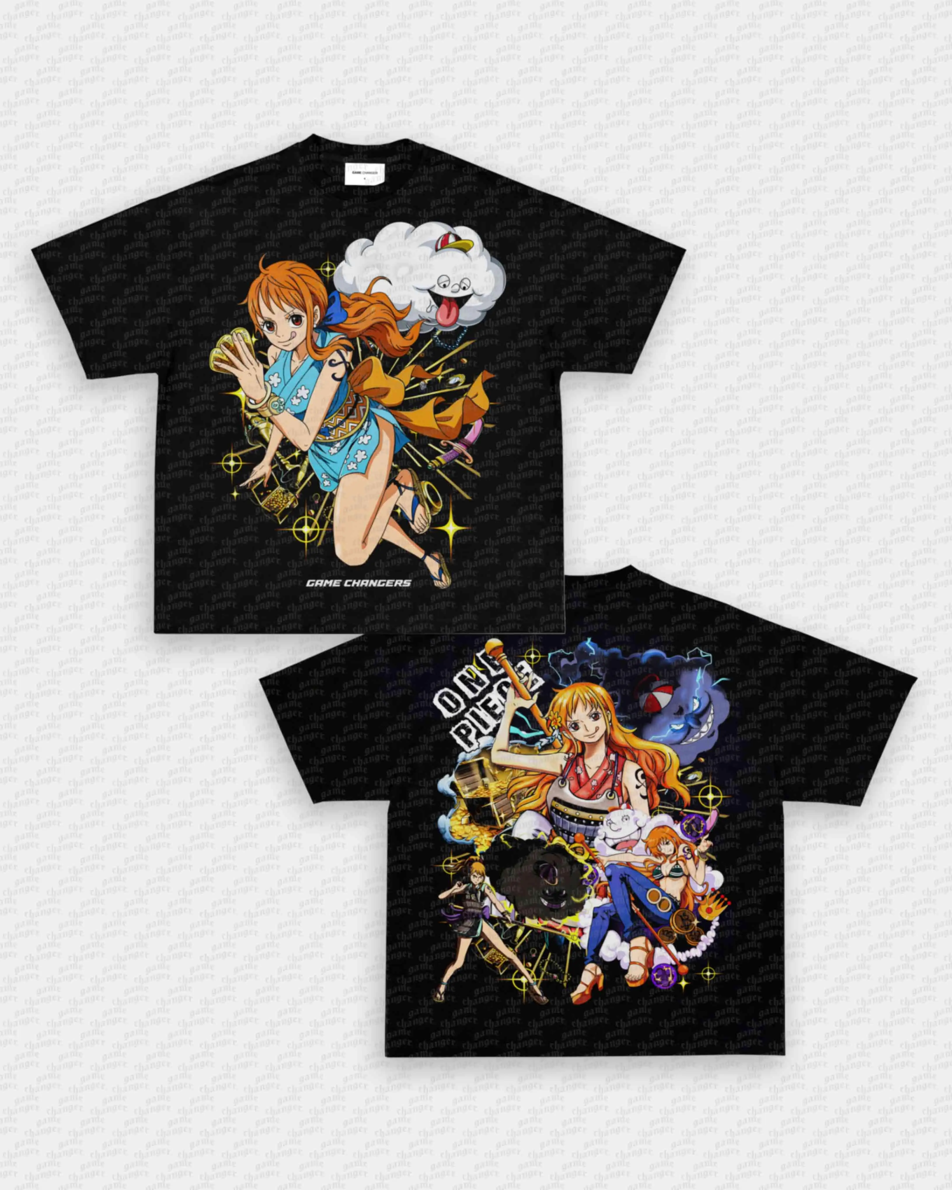 Nami One Piece Vintage Graphic T-Shirt, Cat Burglar Anime Tee, Straw Hat Pirate Fan Shirt, Retro Manga Gift T073132