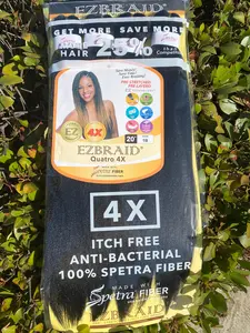 EZ BRAID HAIR 4X 20" Quattro Pack 20"