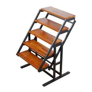 Medium-Size Rubber Wood Multifunction Convertible Dining Table,Transition Dining Table and Shelf for Home and Kitchen,Free Switch,Space-Saving for Any Need ,Wood Color Finish