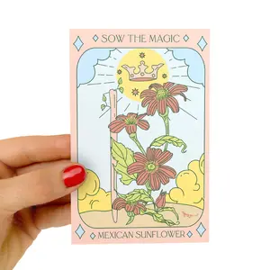 Mexican Sunflower Tarot Garden + Gift Seed Packet - Sow The Magic
