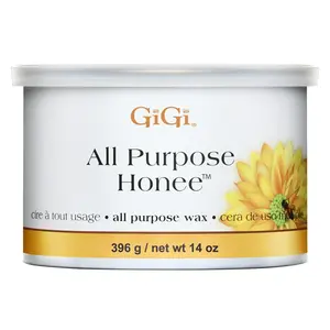 GiGi All Purpose Honee Hair Removal Soft Wax 14 oz US Brand Cire à tout usage for All Skin and Hair Types Easy Application Reliable Hair Removal Solution