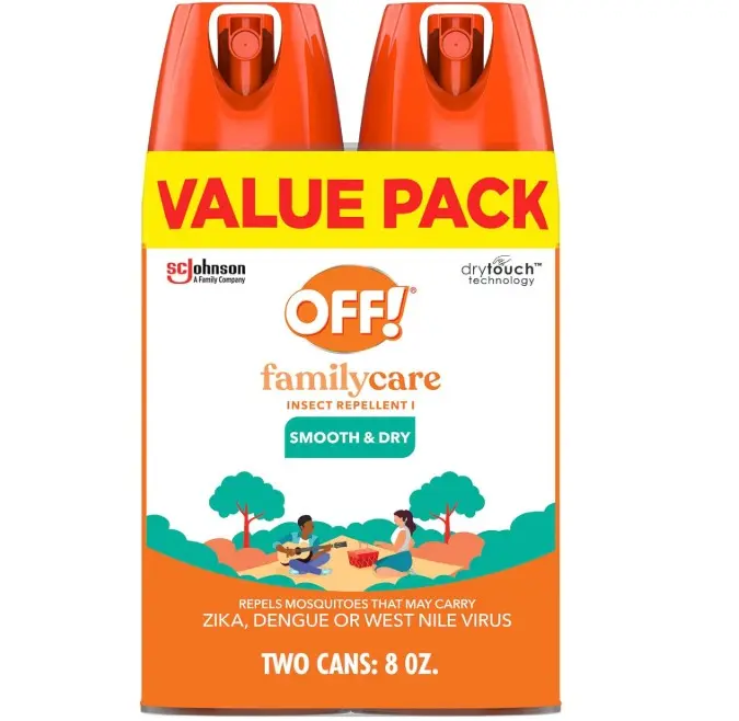 Family Care Insect & Mosquito Repellent, Bug Containing 15% DEET, Protects Against Mosquitoes, 4 Oz, 2 Count
