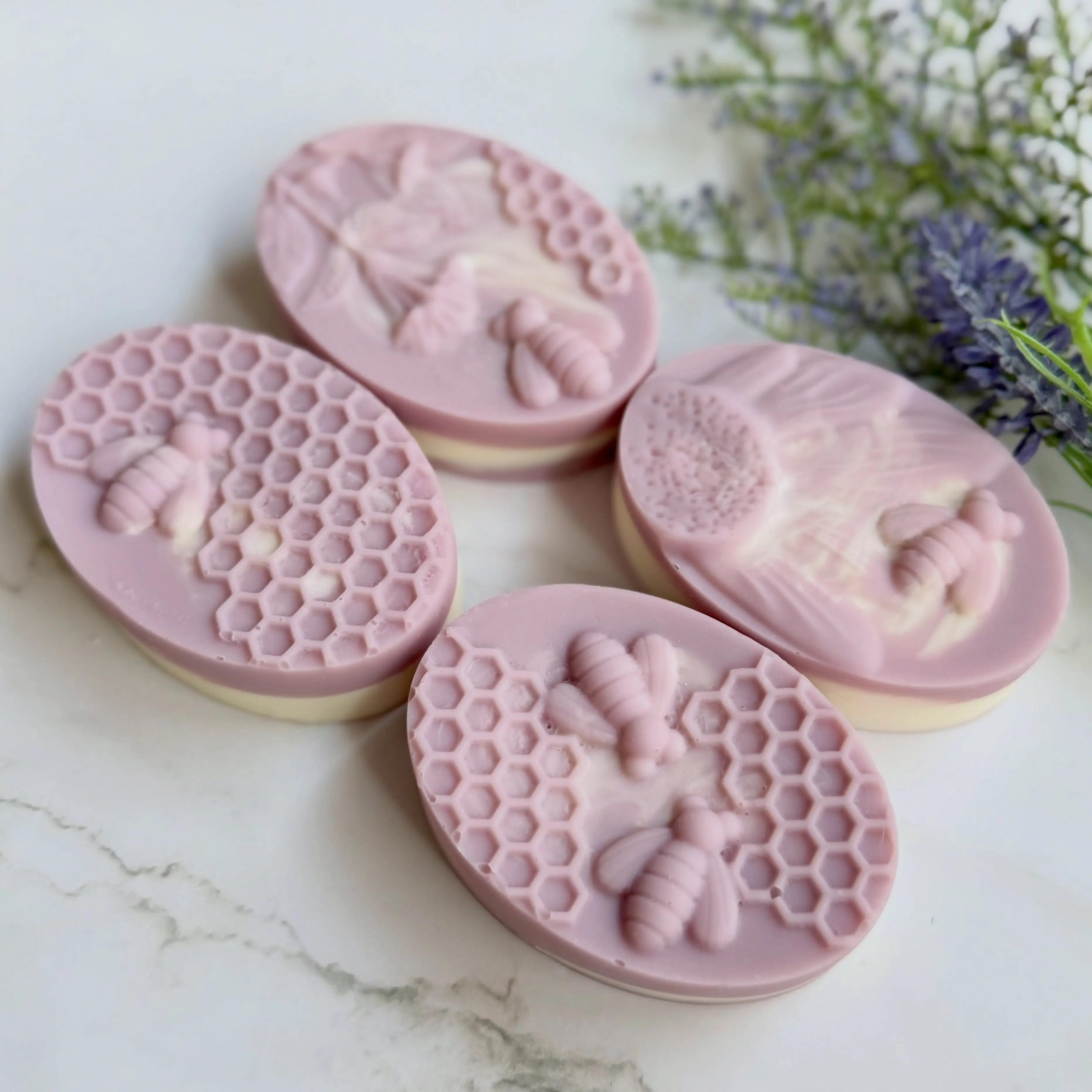 Lavender Oatmeal Bee Soap