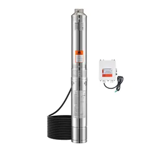1HP Deep Well Submersible Pump Stainless Steel Pump 230V 31.7 GPM 207 ft