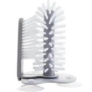 360-Degree Cup Cleaner Brush with Suction Base, Automatic Kitchen Sink Cleaning Tool for Glasses and Water Bottles