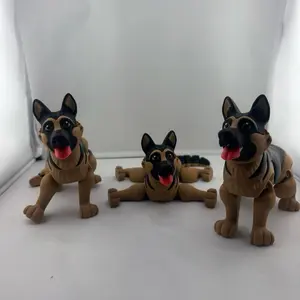 Articulated 3D Printed Large German Sheppards