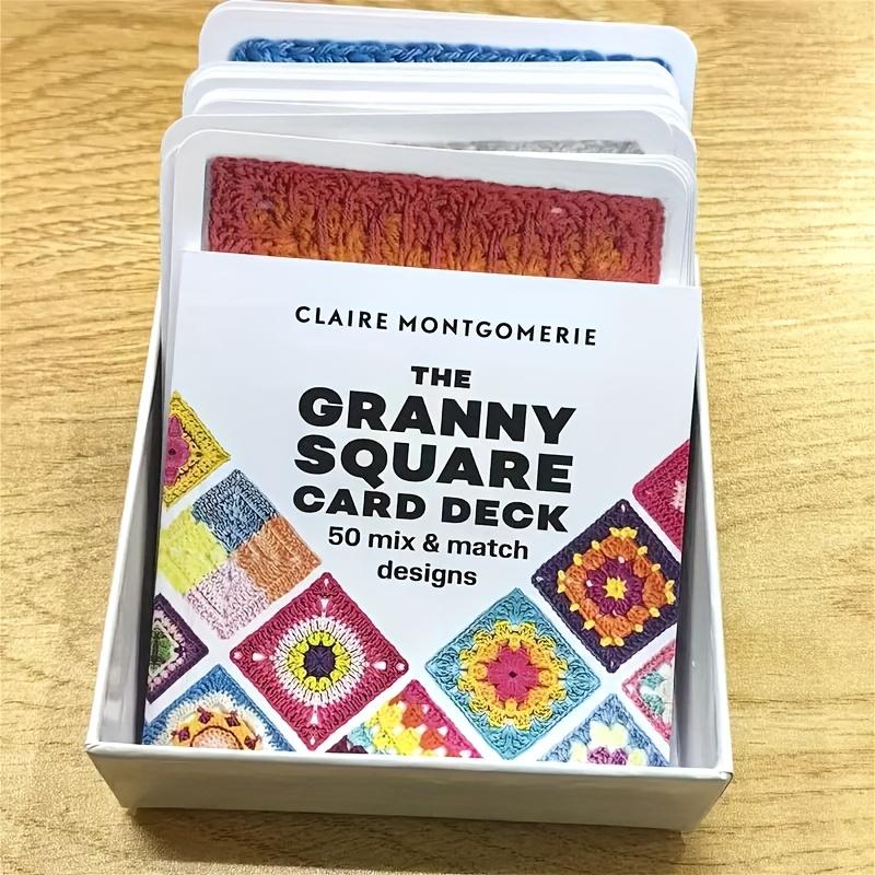 50 Mixed Design Granny Square Card Set, Adult Knitting Kit, DIY Crochet Pattern Set, Christmas & Halloween Gift, Ideal for Crafters, Crochet Gifts