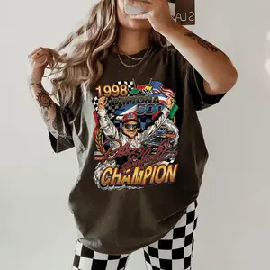 Vintage Dale Earnhardt T-Shirt, 1998 Daytona 500 Champion Tee, Retro Nascar Graphic Tee, Racing Car Aesthetic, Oversized, Streetwear, Motorsports, Stock Car Racing Fan Merch, American Racing Tee	
