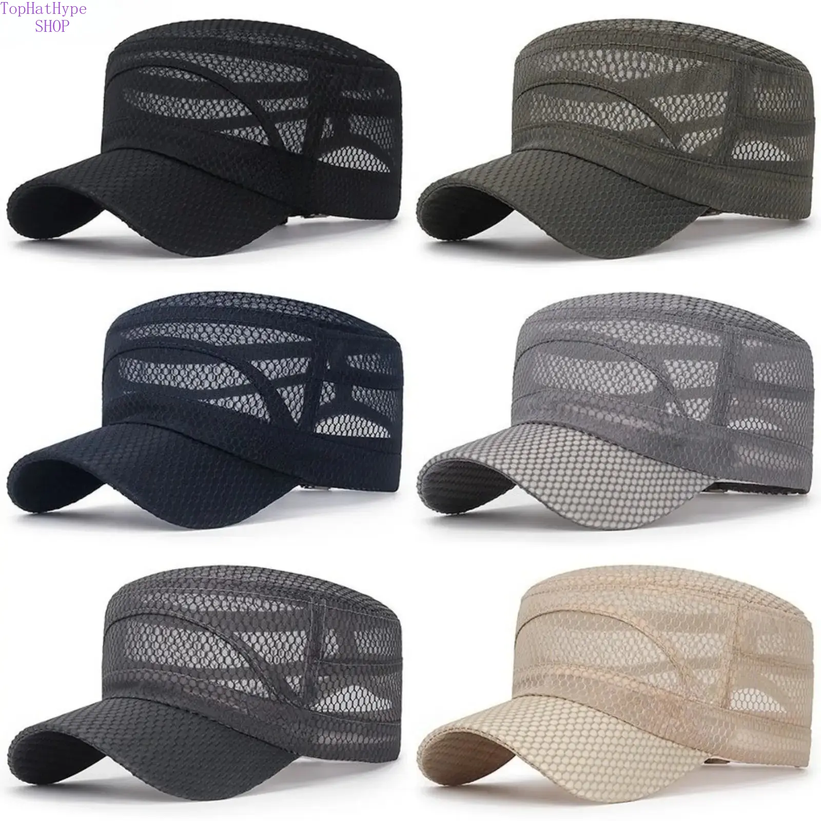 2026 New Unisex Flat Brim Baseball Cap - Stylish, Ultra Light, Light UV Shade Ventilation Cap Hat, Adjustable Breathable Casual Streetwear Headwear, Classic Solid Summer Sun Protection for Outdoor Sports, Daily Wear, Stylish Hat, Ventilation Cap Hats