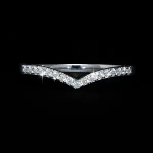 【#Y111】 (Daphne)Synthetic Moissanite  Fashion Jewelry Ring