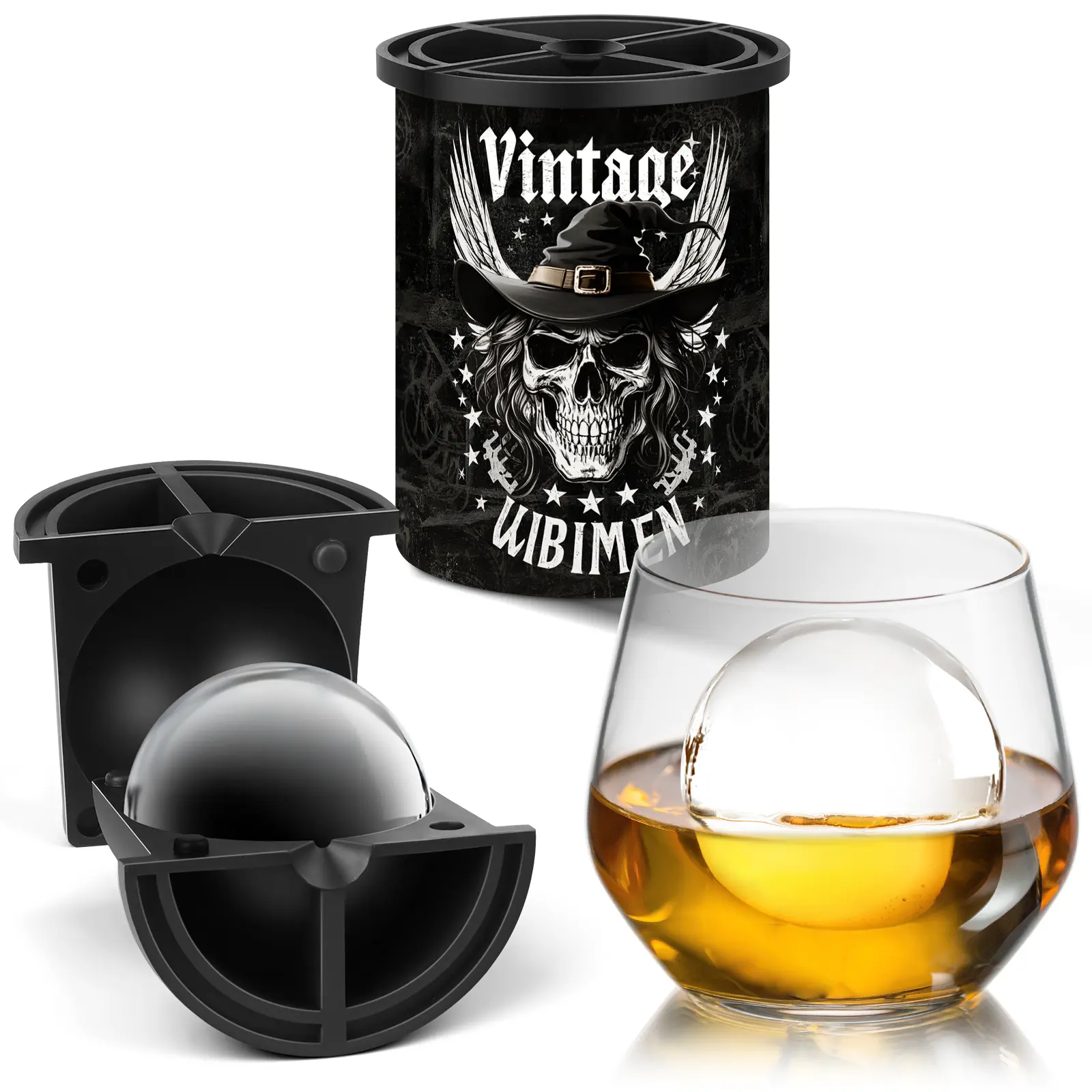 Vintage Skull-2.5''-1PCS(No accessories)