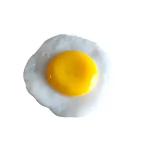 New Cute Emoji Egg Squishy Toy Simulation Fried Egg Stress Reliever Squeeze Fidget Sensory Play Toys Gift for Children Soft Squeezable Durable