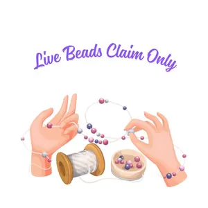 The Crafty Girlie Assorted Beads Live Claim Only - High-Quality Beads for DIY Projects & Creative Designs - Perfect Mix of Fun & Creativity