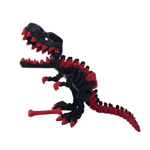 3D T-Rex , 3D Printed TRex, Articulating 3D Printed TREX, Perfect Fidget Toy & Desk Accessory, Prehistoric Toy, Skeleton Dinosaur Realistic