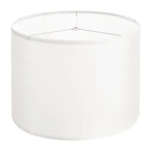 VEVOR Drum Lamp Shade, 13 in Topx 13 in Bottomx 10 in High, Medium Drum Linen Lampshade, Replacement Lamp Shade for Table Lamps Floor Lamps Pendant Lights, Easy Assembly Required (Off-white Linen)
