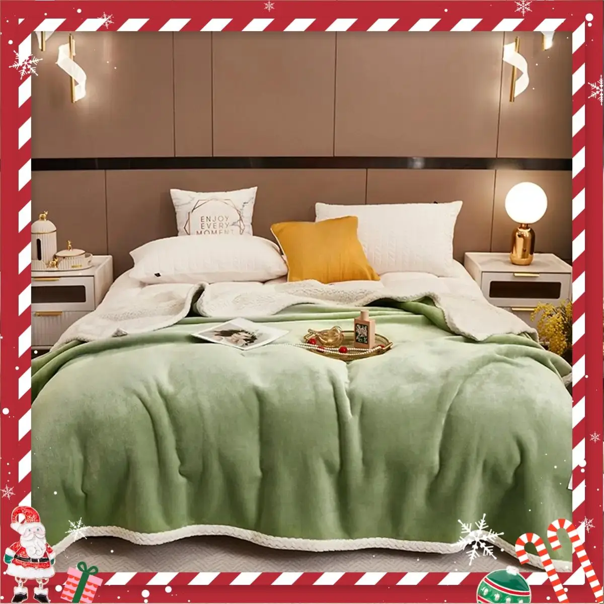 Fuzzy & Cozy Blanket, 1 Count Plain Soft Thick Throw Blanket for Bed Sofa Settees Couch, All Season Blanket, Breathable Comfortable Blanket, Comfy Bed