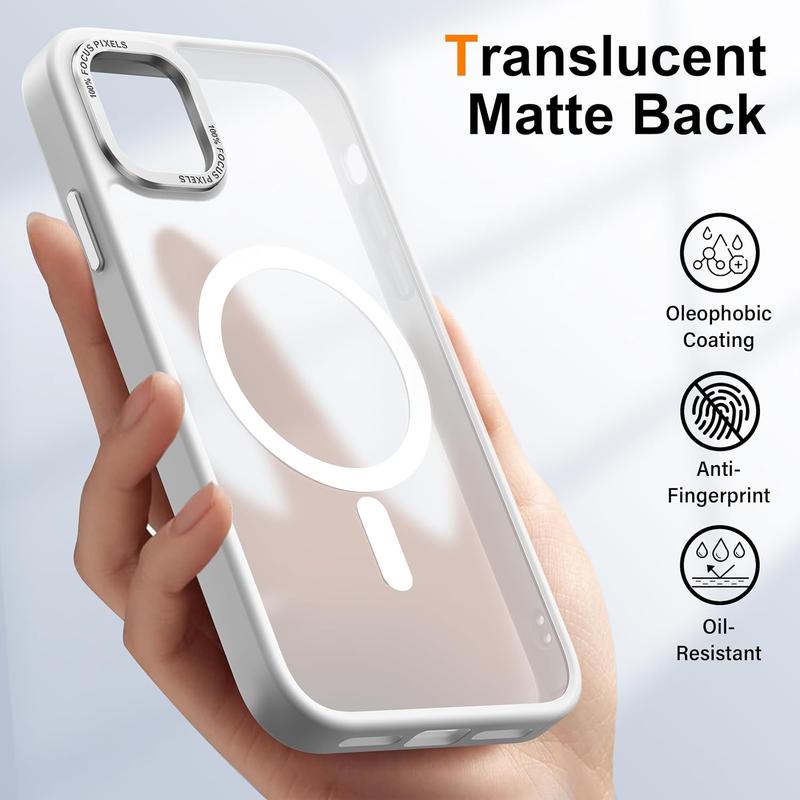 Magsafe iphone case,for iPhone 11 Case Compatible with Magsafe, 360° Full Body Shockproof Heavy Dropproof, Mysterious Black